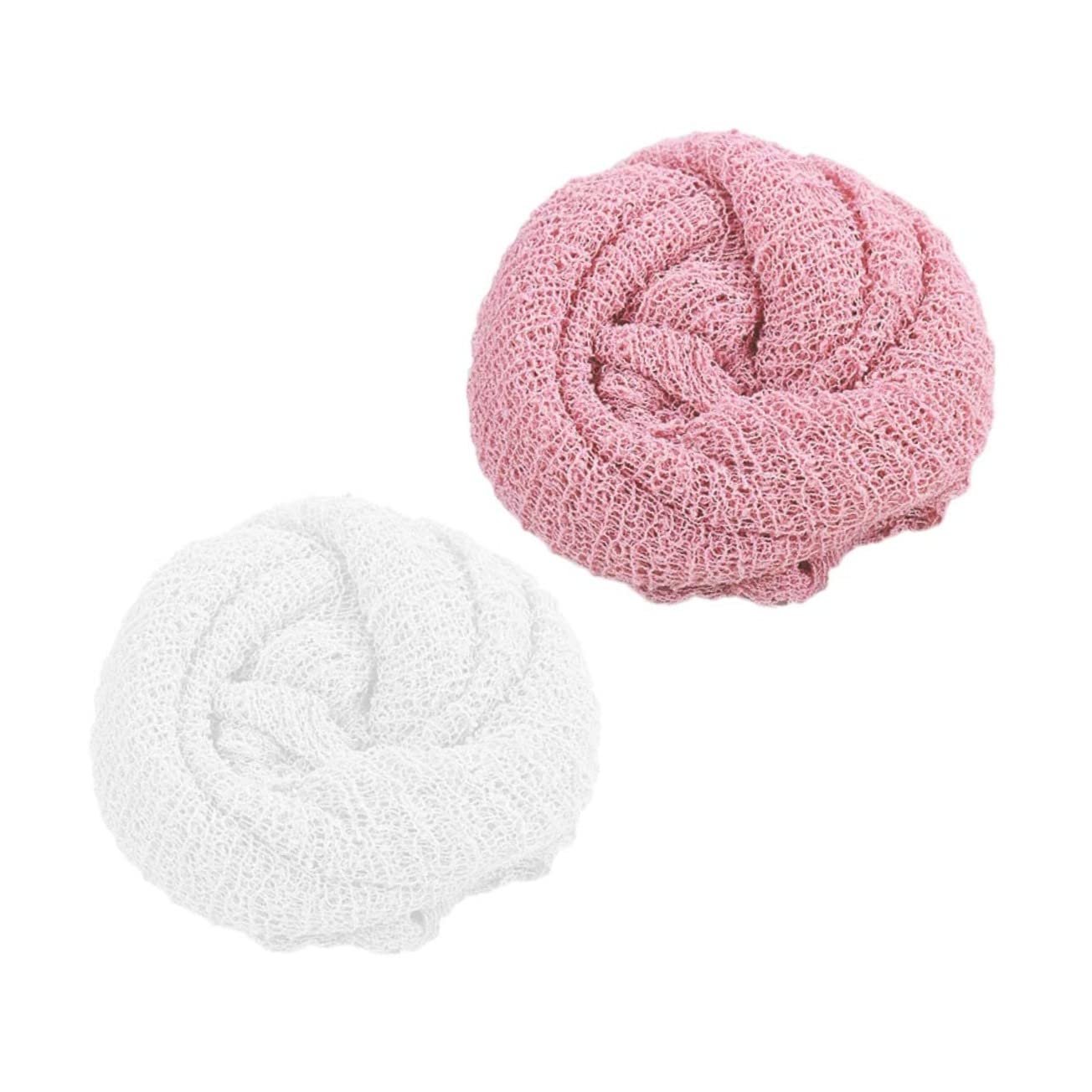 VICASKY 6piezas De Swaddle para Recién Nacidos De Transpirable y Elástico para Fotografía De Bebés y Rosa