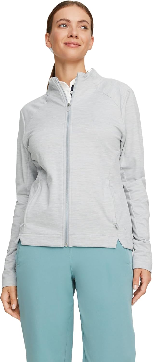 PUMA Women's Cloudspun Heather Full Zip Jacket