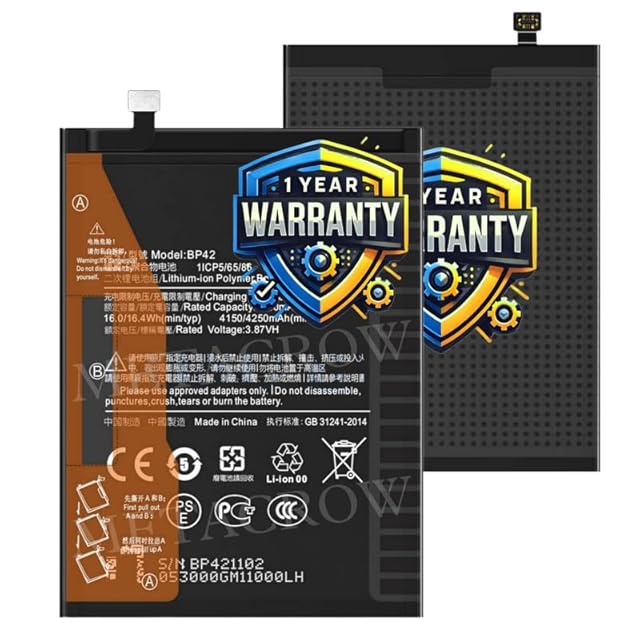 Original BP42 Battery Compatible for Xiaomi Mi 11 Lite | Xiaomi Mi 11 Lite 5G | Xiaomi 11 Lite 5G NE - (4250mAh) - 1 Year Warranty_JK1 view 1