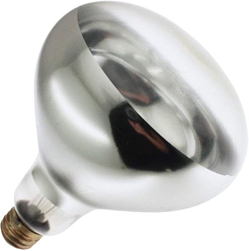 Funcionamiento industrial 250 vatios BR40 Lámpara de calor transparente resistente a la rotura