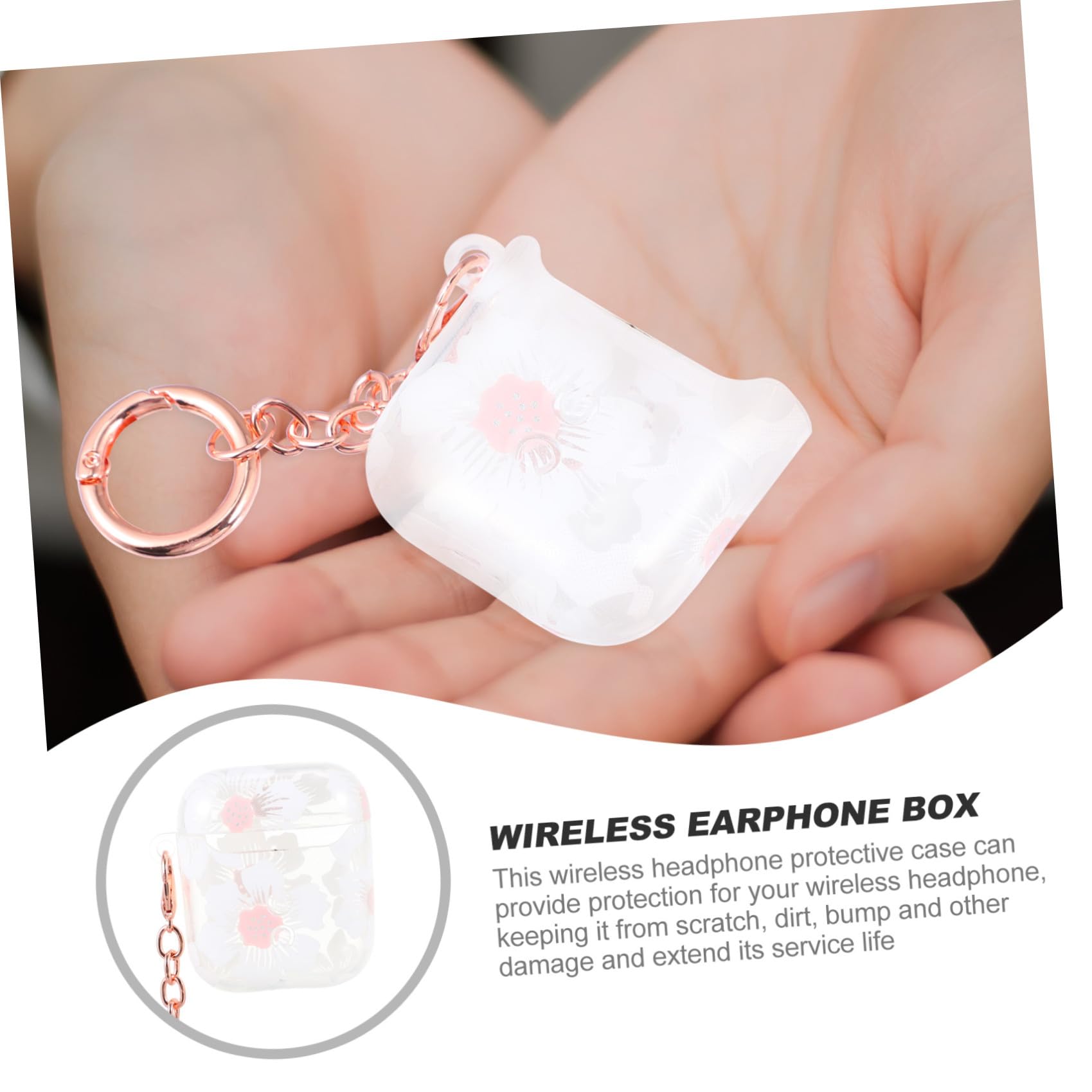 Angoily Estuche para 3 Auriculares con Carcasa Y 1 Funda Protectora. Elegante Estuche para Guardar Auriculares De Forma Segura.