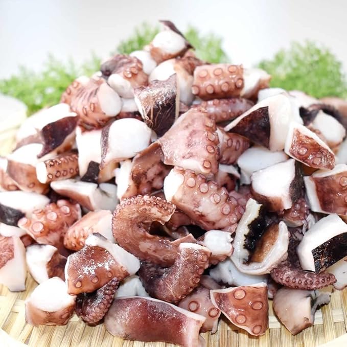 Amazon かうkoko 冷凍 生食用 カットたこ バラ凍結 1kg 1粒 4 6グラム アフリカ モザンビーク産 かうkoko タコ 通販