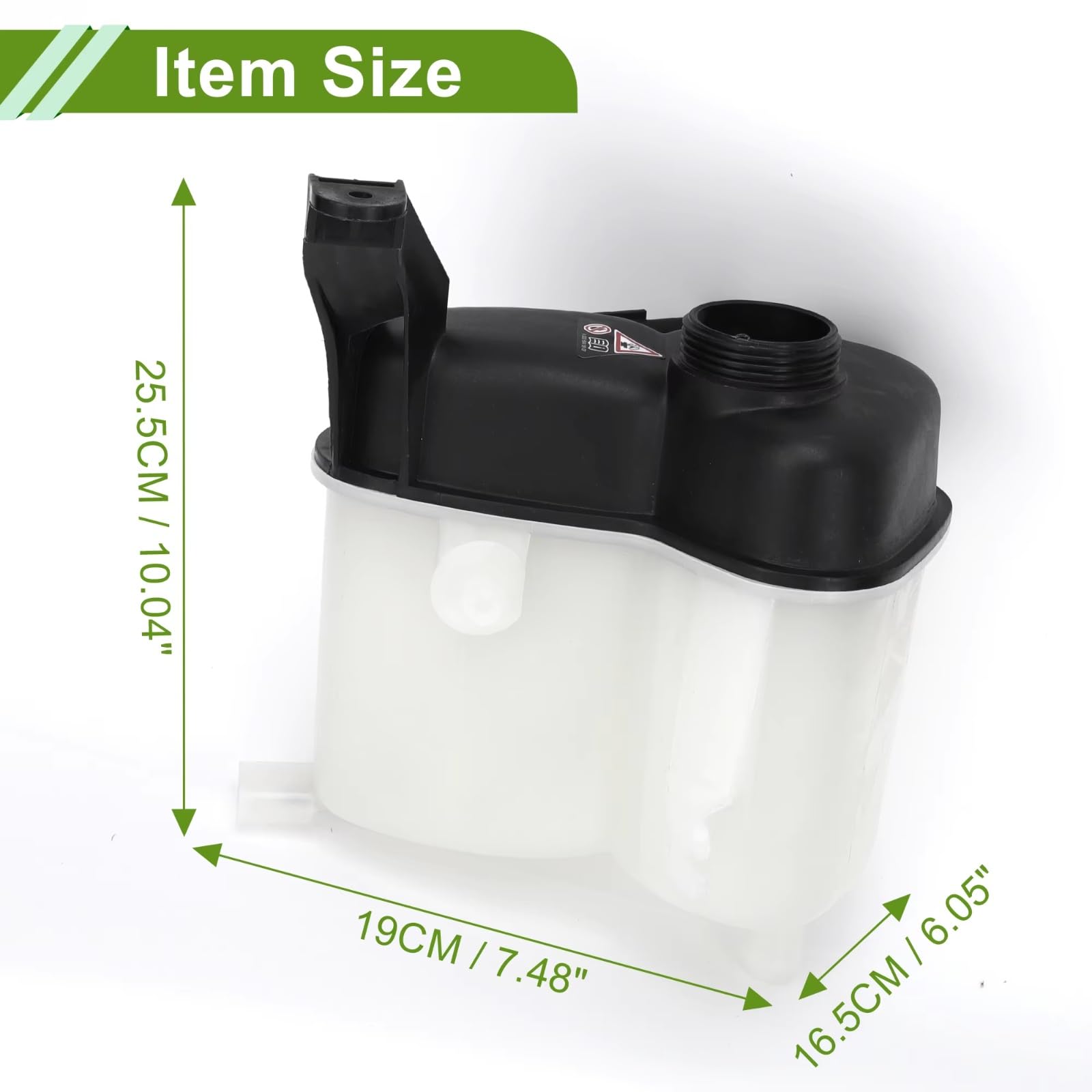 Refrigerante Depósito Compatible con Benz para W169 W245 2004-2012 1695000049 Depósito De Refrigerante Tanque De Expansión De Agua Botella De Recuperación De Refrigerante Resistente Al Calor