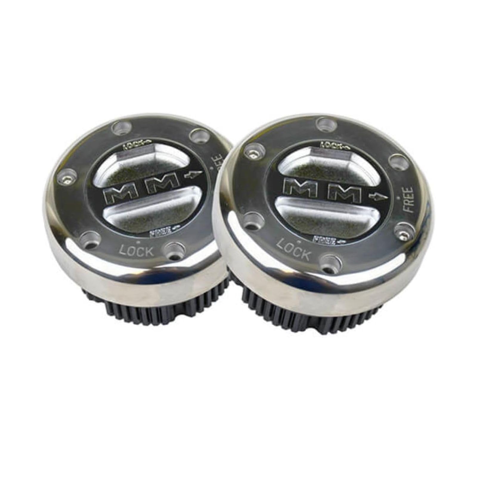 Mile Marker 449SS Pair of Premium Locking Hubs fits 1999 2004 F250 F350 F450 F550 Excursion | Built for Durability & Reliability in Extreme Off Road Conditions