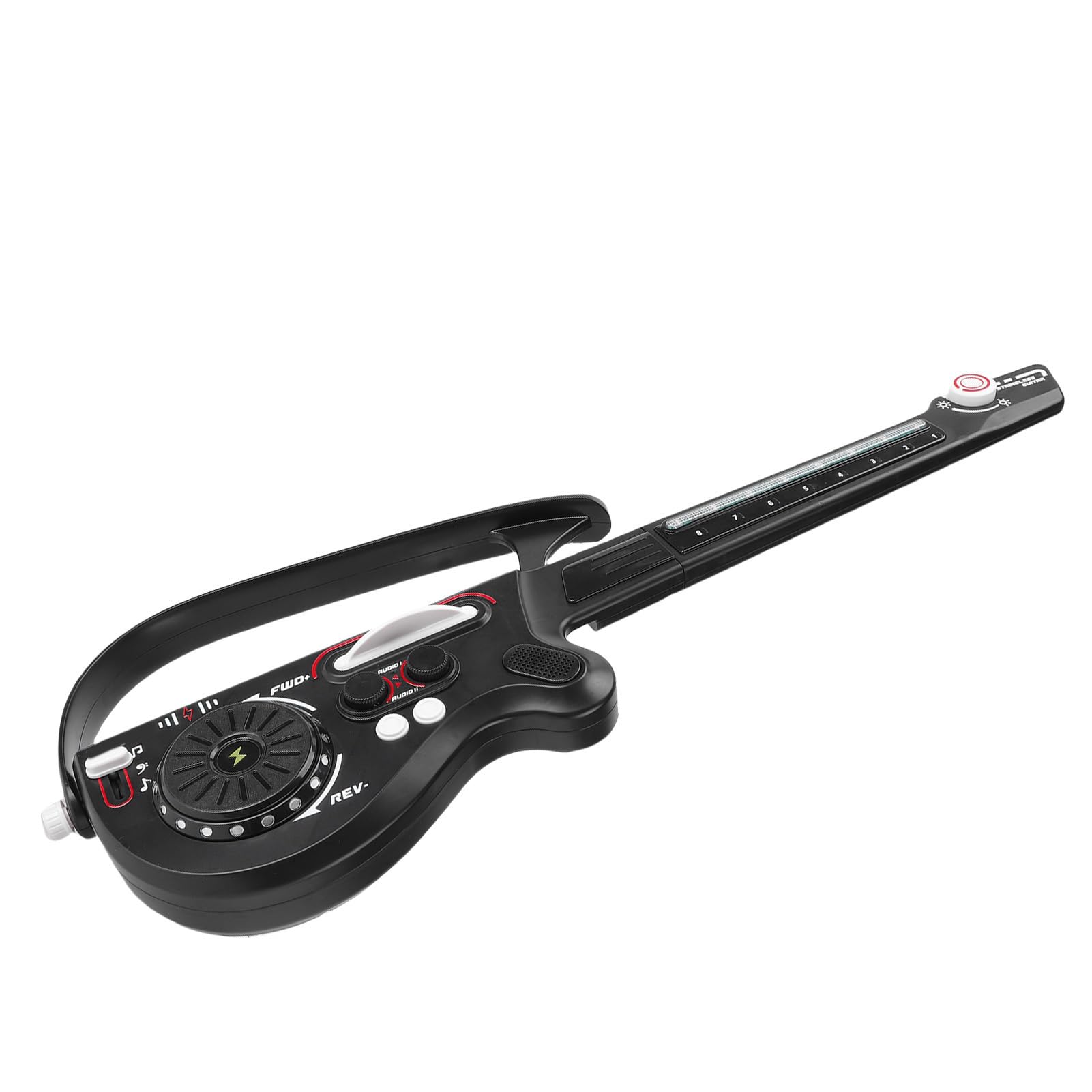 Chitarra Giocattolo Senza Corde Bluetooth per Bambini Strumento Musicale Educativo Dal Design Innovativo per la Prima Espressione Artistica Chitarra Giocattolo per Bambini Plastica 27,6 X