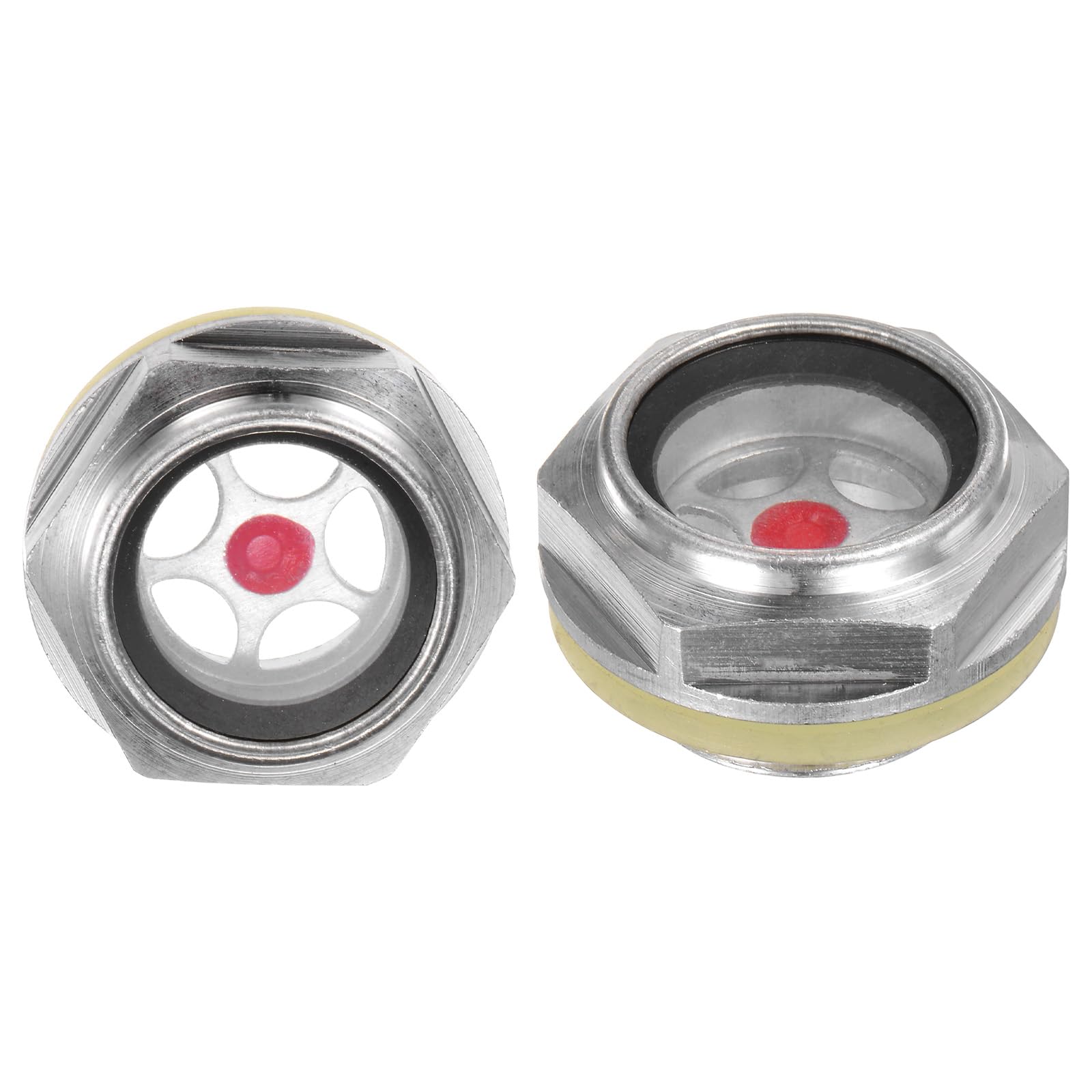M METERXITY 2-Pack Air Compressor Oil Sight Glass