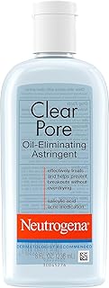 Neutrogena Clear Pore Oil-Eliminating Facial Astringent with 2% Salicylic Acid Acne Medication and Witch Hazel, Pore Clear...