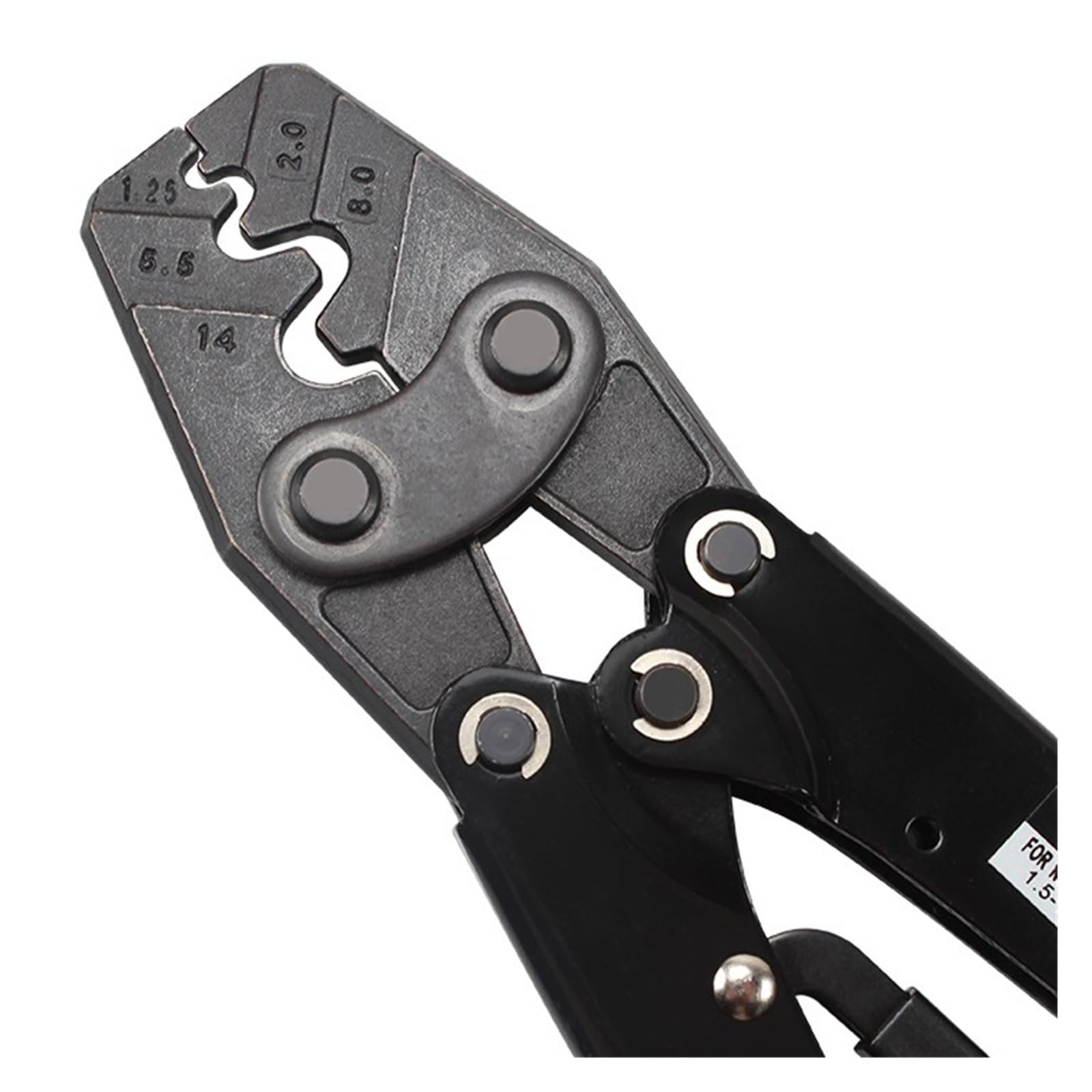Utensili per crimpatura Pinza Crimpatrice HS-16 Pinza A Crimpare A Cricchetto For Terminali Non Isolati AWG 22-6 Dispositivo Di Regolazione Della Pressione Della Ganascia Lucidata(HX-26B)
