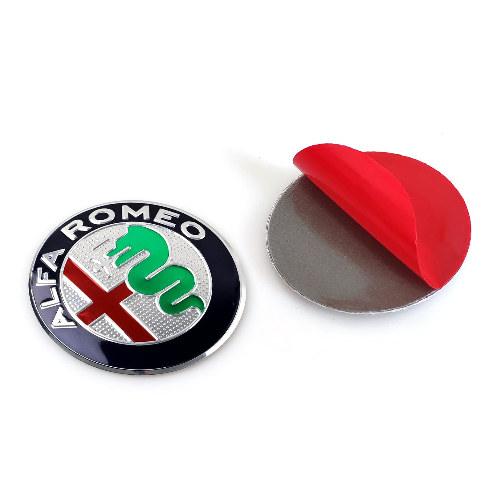 Emblème Alfa Romeo 159 2005-2011 - Logo AV/AR 74mm - ABS Haute Qualité - Style Et Remplacement
