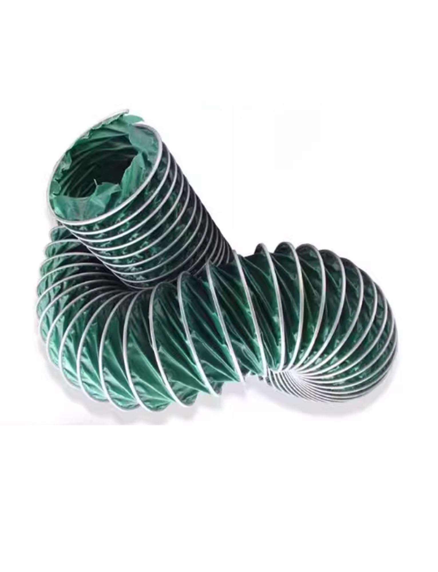 SXYKXYDL Dryer Vent Hose for Tight Spaces - Heavy Duty Insulated Flexible Duct, Flame Retardant & Heat Resistant for Range Hood, HVAC, Garage Exhaust(40.5cm)