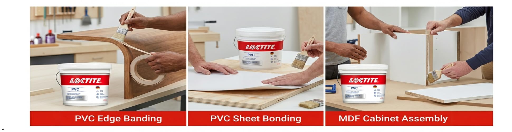 LOCTITE PVC| Syntetic resin adhesive|Speacialized for PVC & Acrylic bonding|Hightack|Fast drying| Multi-substrate bonding 5kg x 1
