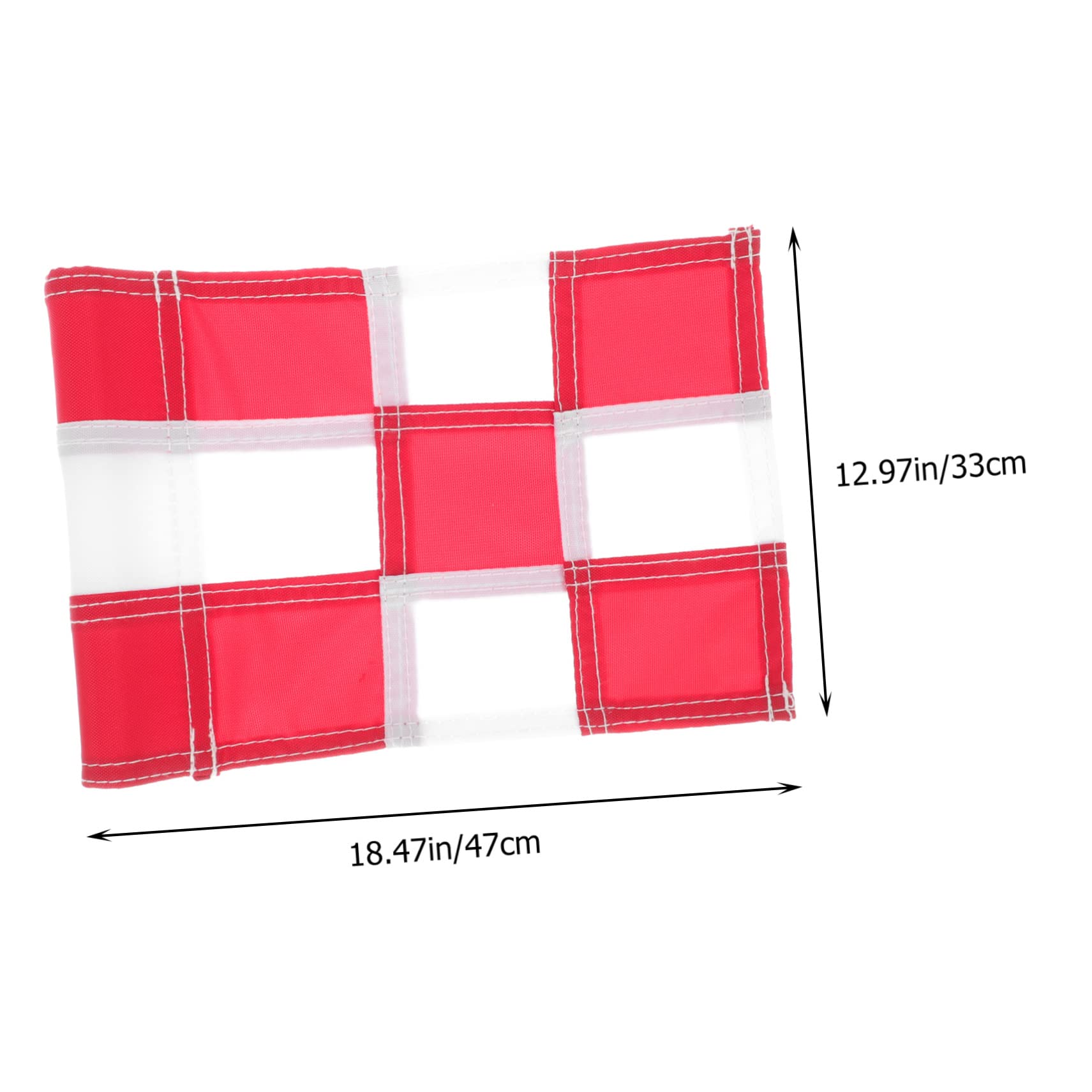 POPETPOP Golf Targeting Flag Golfing Training Equipment for Practice and Checkered Golfing Goal Prop for Golf Courses and Training Areas