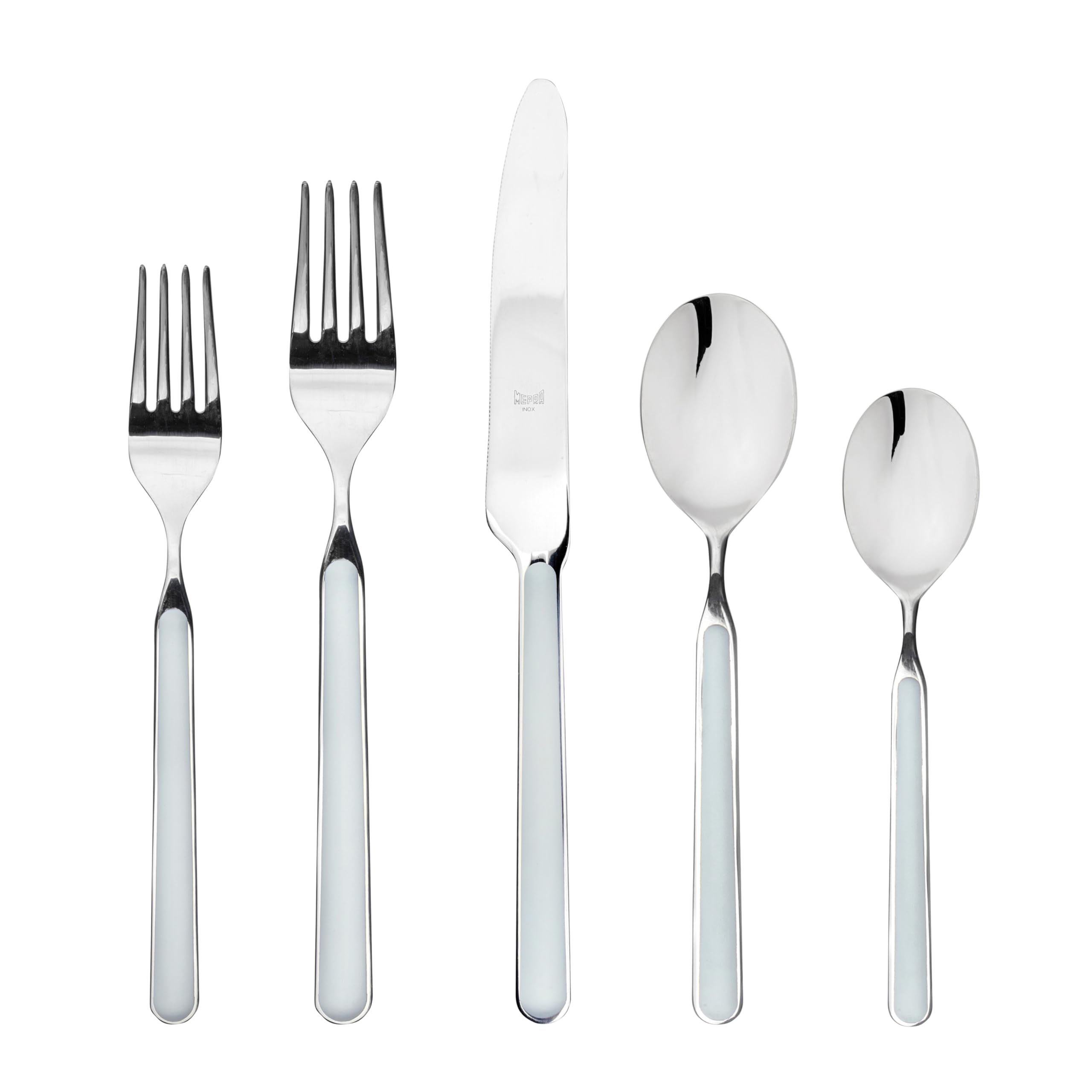 MEPRA 10N722005 Fantasia Petroleum 5-Piece Durable 18/10 Stainless Steel European and American Style Flatware Cutlery Set for Fine Dining, Dishwasher Safe - Service for 1 — Amazon image 23