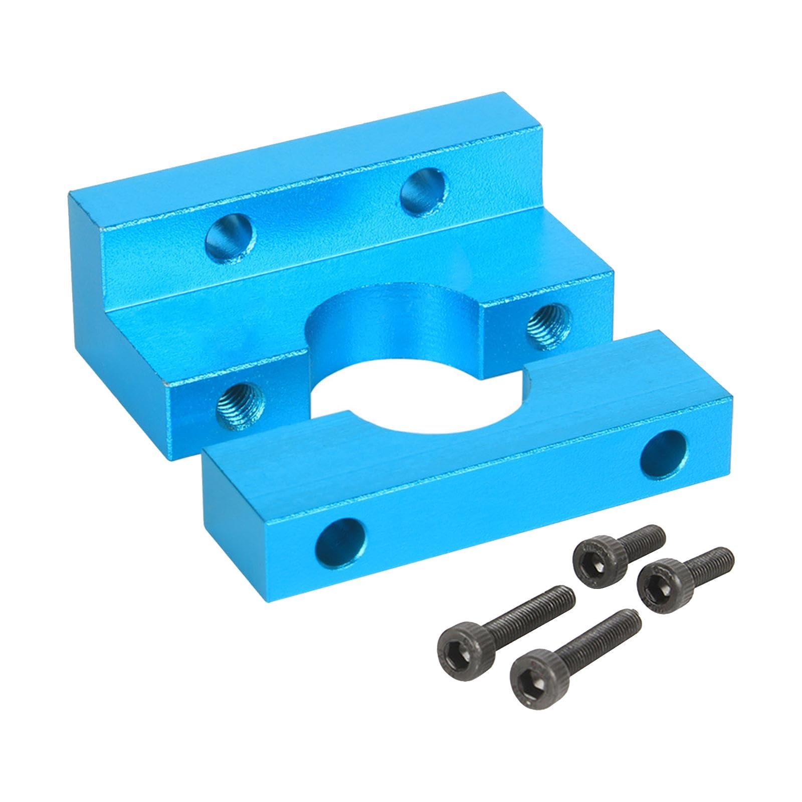 UJEAVETTE Hotend Fixed Block with Screw Kit Hotend Metal Mount Extruder Mount for V6 Blue-image-29