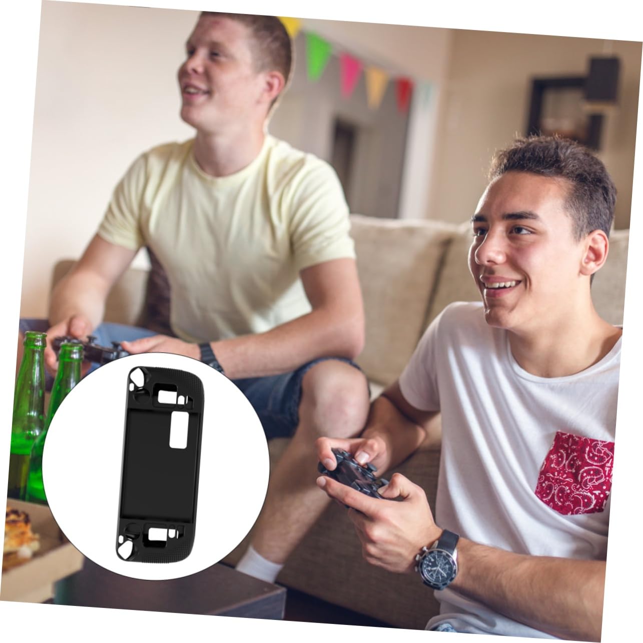 UKCOCO 3pezzi Protezione Per Console Di Gioco Cover Antigraffio e Antishock Per Resistente Agli Urti Design Elegante e Personalizzato Compatibile Con Console Di Gioco Portatile