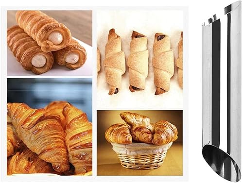 Miniatura 5 de Juego de 30 Moldes para Cuernos de Cannoli, Tubos Grandes de Acero Inoxidable para Moldes de Cannoli, Kit de Cannoli para Hornear Cannoli, Cáscara