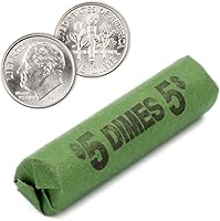 Vista 2 de Envoltorios planos para monedas, paquete sólido de 100