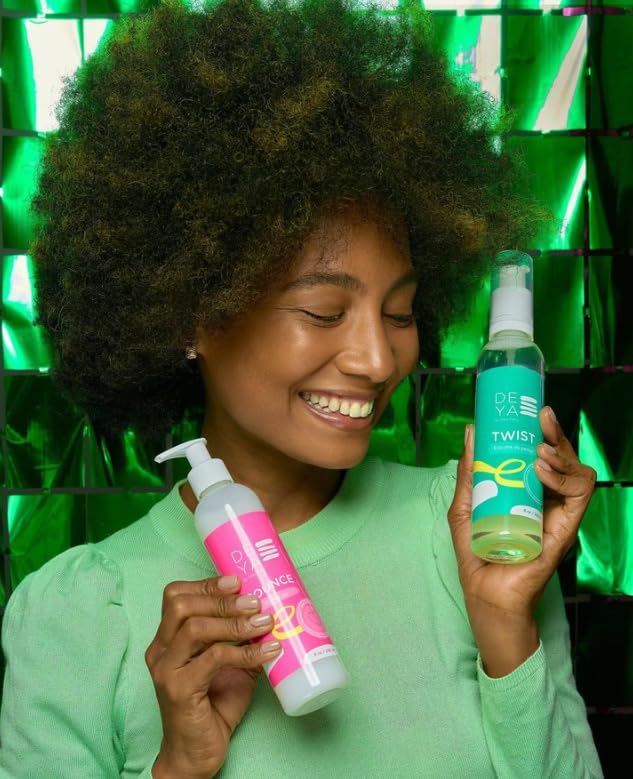 Miniatura 3 de DEYA by Dewi Peña DEYA TWIST Espuma de Peinar- Espuma de peinado para cabello rizado. 8 oz