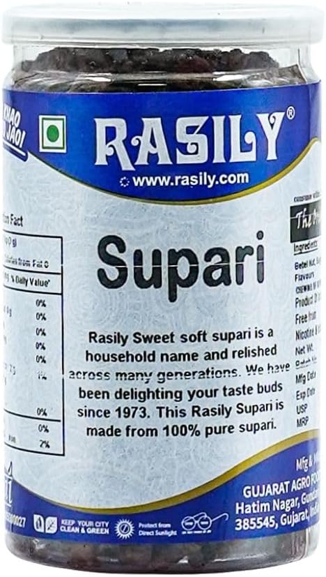RASILY Sweet Soft Supari-Mouth Freshener, Digestive & Hygienically Packed After-Meal Snack, 100 Gram Pack Of 1