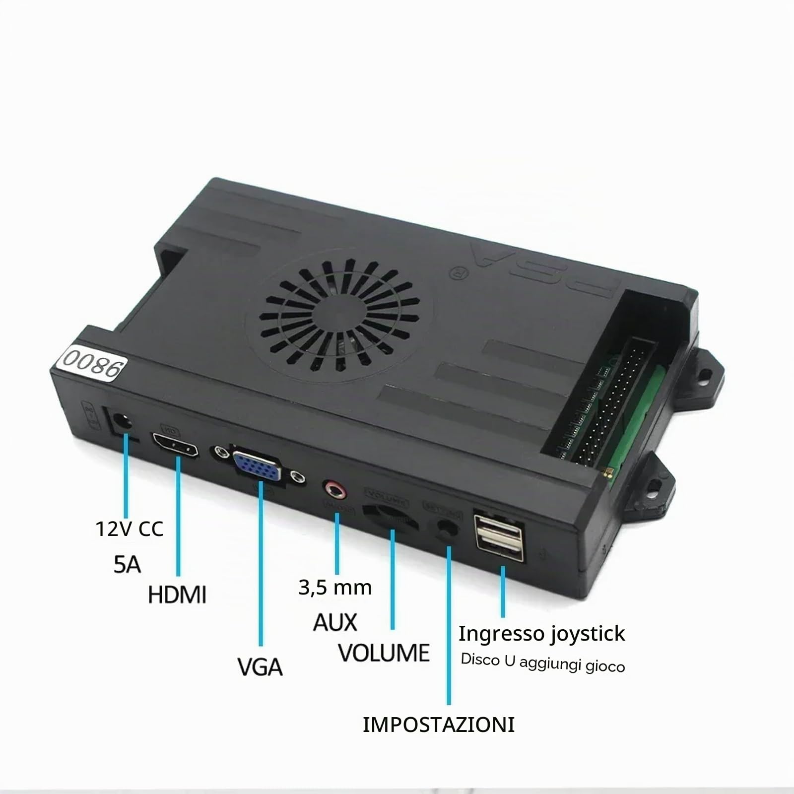 Nuova Scheda di Gioco PCB 3D Saga Box DX 26800 in 1 Scheda Madre Arcade Multigame 3/4 Giocatori VGA HDMI per Console Retrò (26800 in 1)