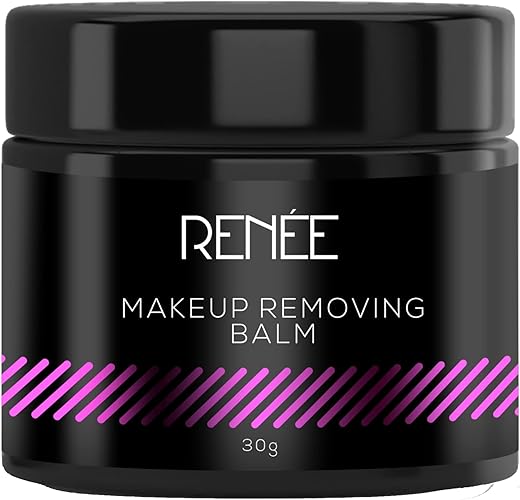 RENEE Gentle Makeup Remover Balm 30g, Nourishing Balm-to-Oil Formula with Argan & Orange Peel Oil | Effortlessly Remove Stubborn Makeup Leaving Skin Hydrated & Rejuvenated
