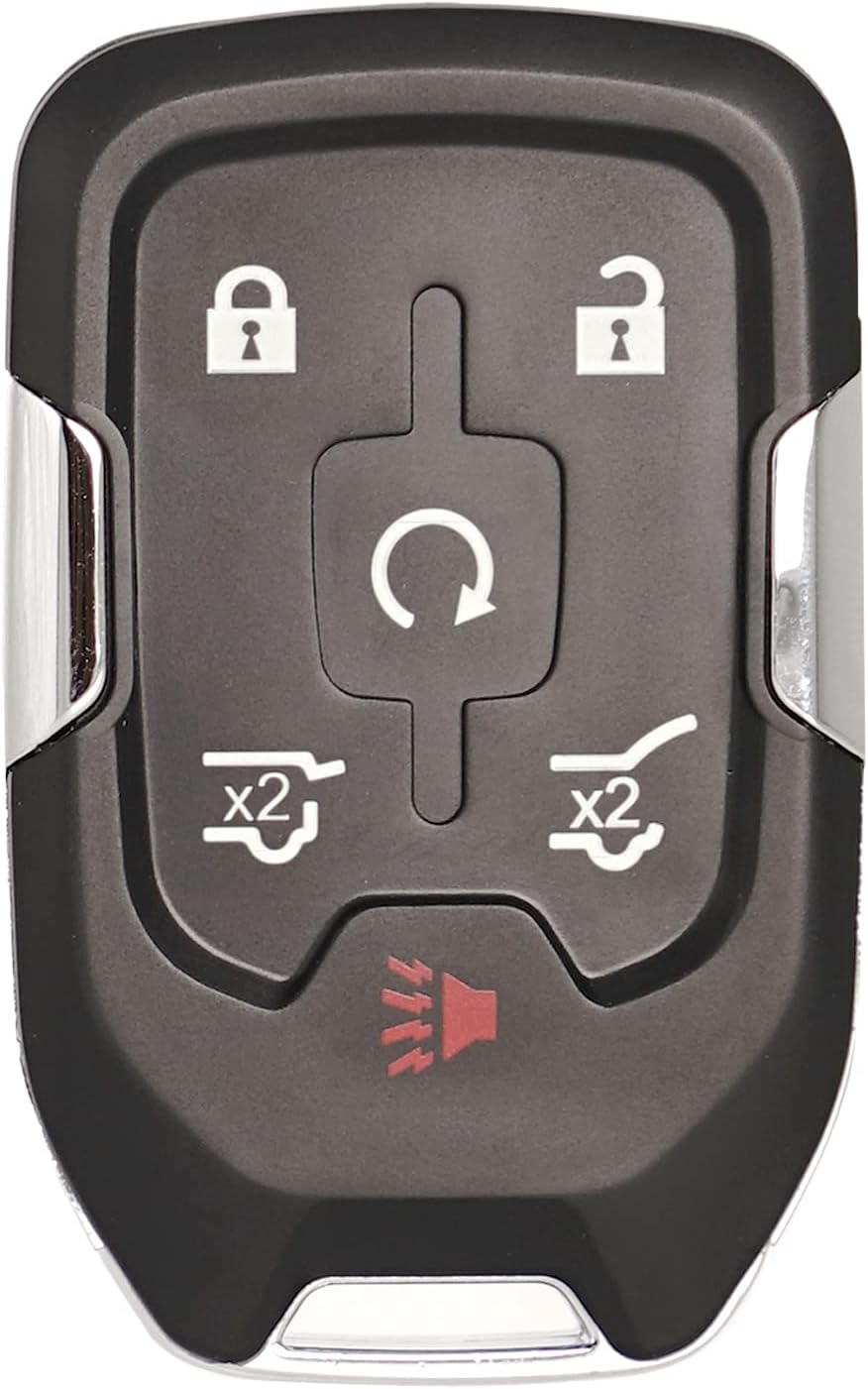 MechanMagic Replacement Car Key Fob Smart Proximity Keyless Entry Remote Control Compatible with GMC Yukon XL Denali Chevy Suburban Tahoe 2015-2020, Plastic, 6 Button, 315MHz, Self-Programmable