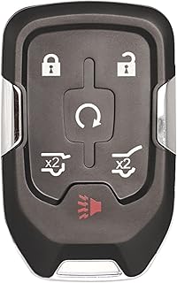 Replacement Car Key Fob Smart Proximity Keyless Entry Remote Control Compatible for GMC Yukon XL Denali Chevy Suburban Tahoe 2015 2016 2017 2018 2019 2020 HYQ1AA 13580804 315MHz Self-Programmable