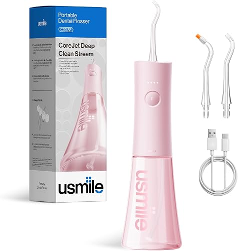 usmile C30SE Water Flosser with Easy Pressure Modes for Daily Oral Care