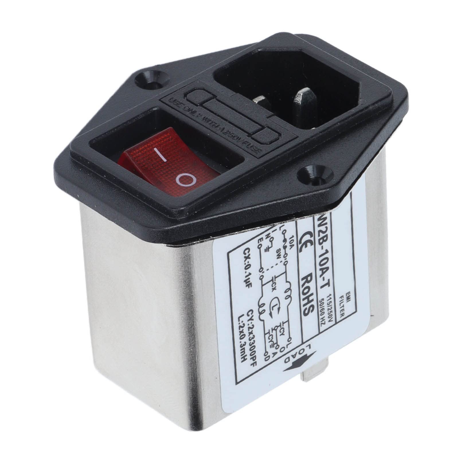 Filtres Powerline, petit filtre Emi suppresseur de bruit compact pour équipement de laboratoireFiltres anti-perturbations électromagnétiques