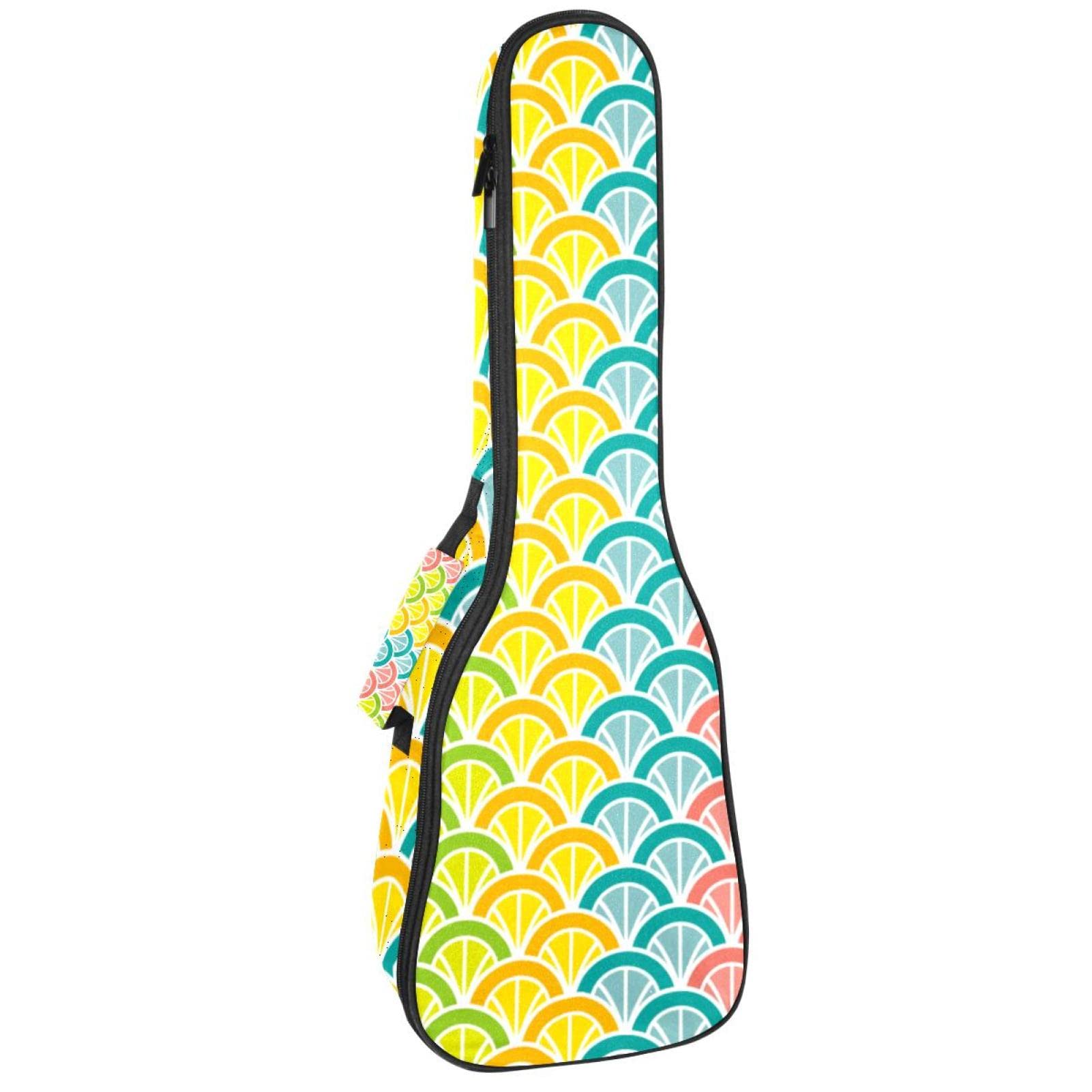 Sac pour ukulélé de concert antichoc protégeant l'instrument des rayures