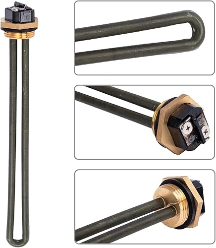 Miniatura 4 de Bittwee 520900 Kit de elementos de calentador de agua para RV, calentador de agua eléctrico automotriz con nueva junta de repuesto 520789 232794