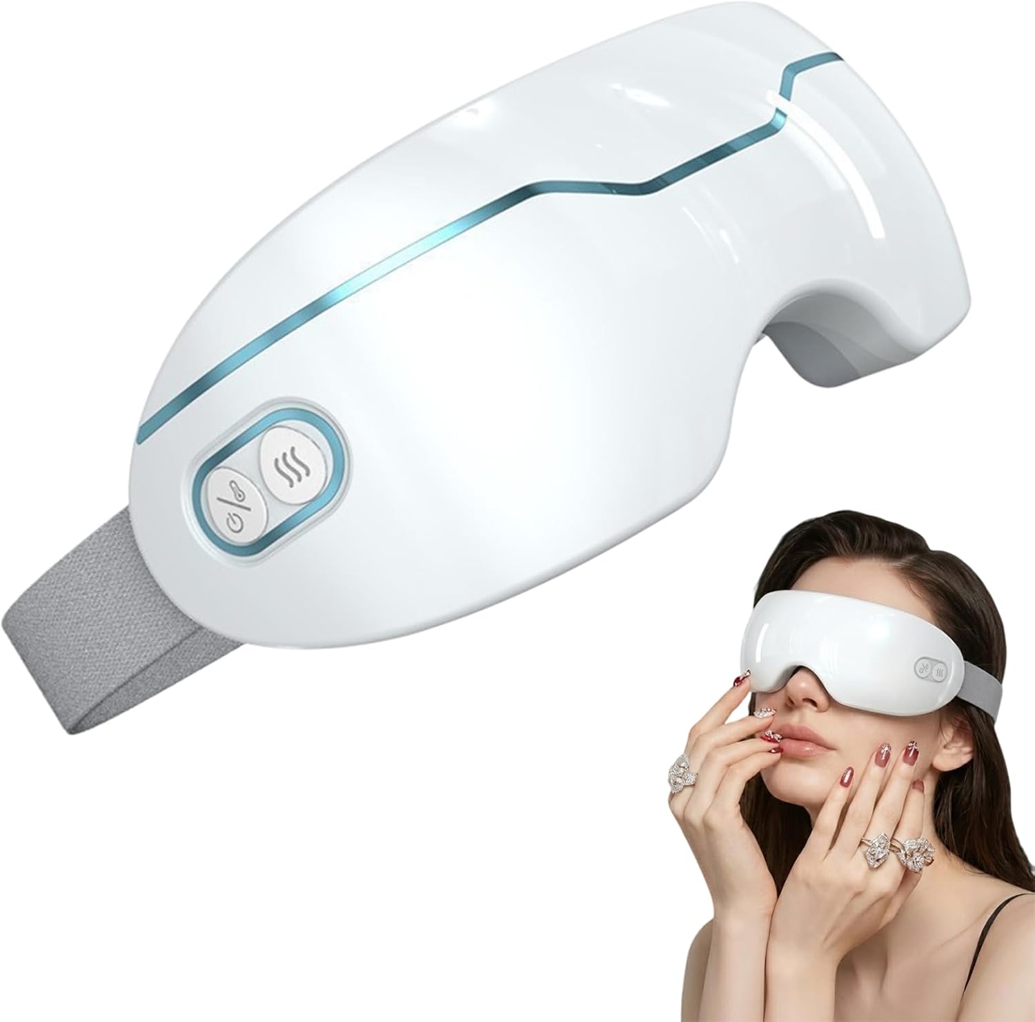 Beminda Steam Therapy Pro,Beminda Steam Eye Therapy,Nano Mist Eye Steamer with 42°C Consistent Heat - Cordless Rechargeable Steam Eye Mask for Dry & Strained Eye Relief (Standard)