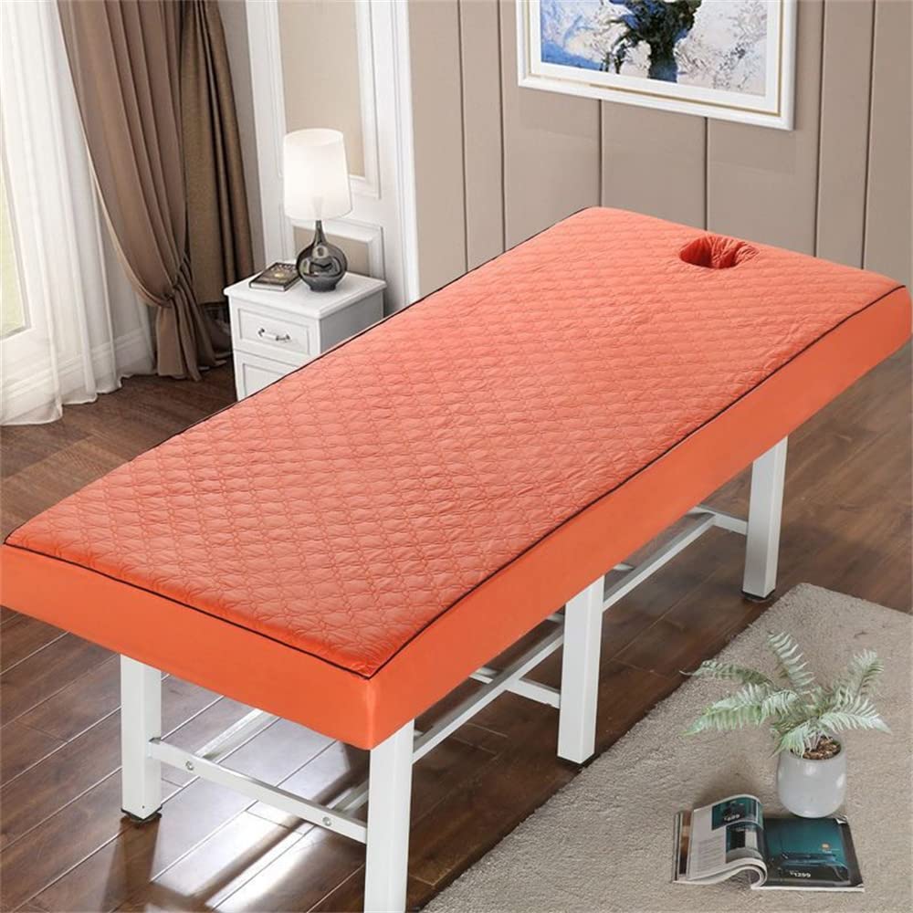 Lenzuolo Per Lettino Massaggi Highdi Con Foro Viso - Morbido E Traspirante, Angoli Elasticizzati, 185x70 Cm, Colore Ciano Scuro, Lavabile - 4