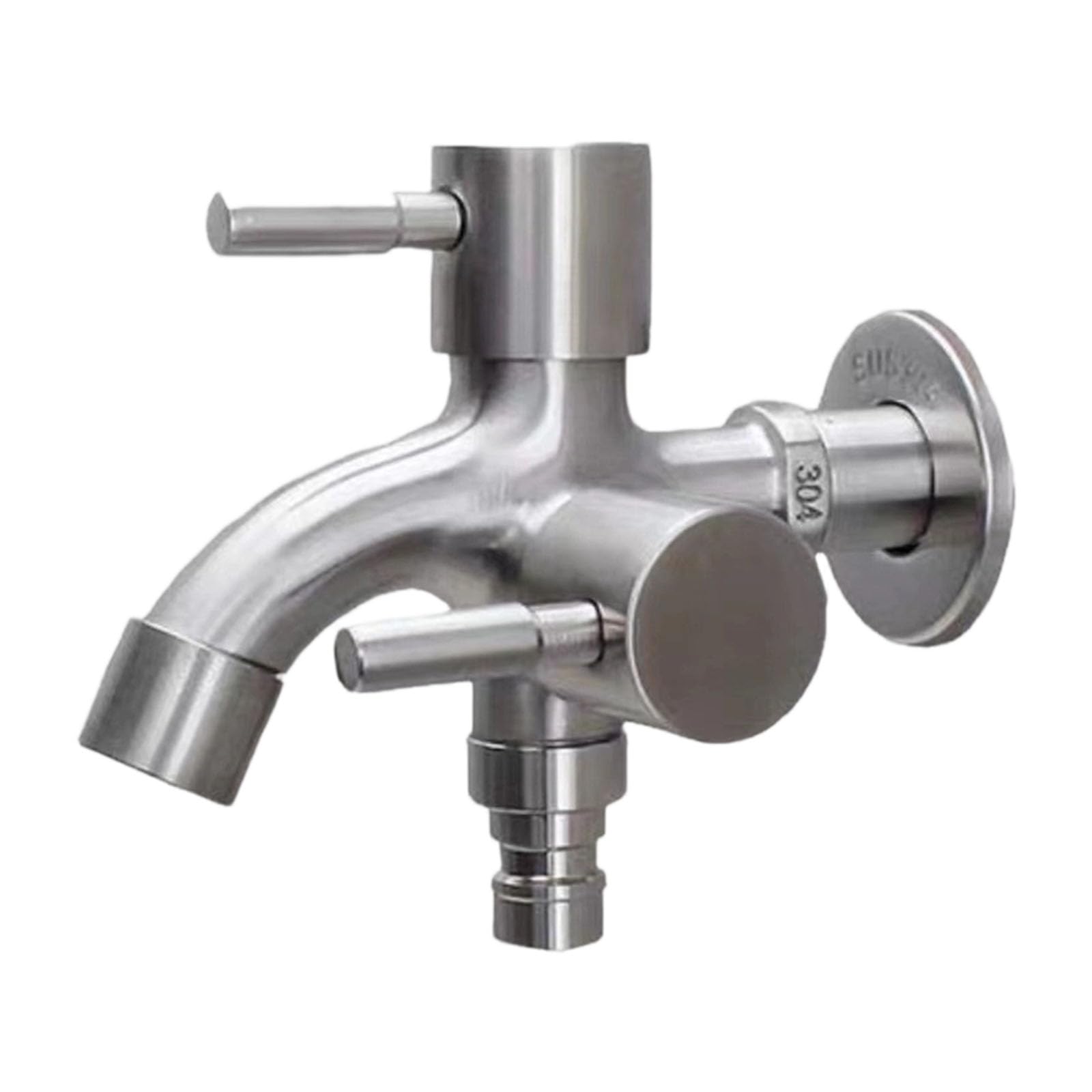 Flows Water Faucet Stainless Steel Multifunction Outlet Tap for Kitchen Sink and Bathroom Easy Setups Water Saving Faucet