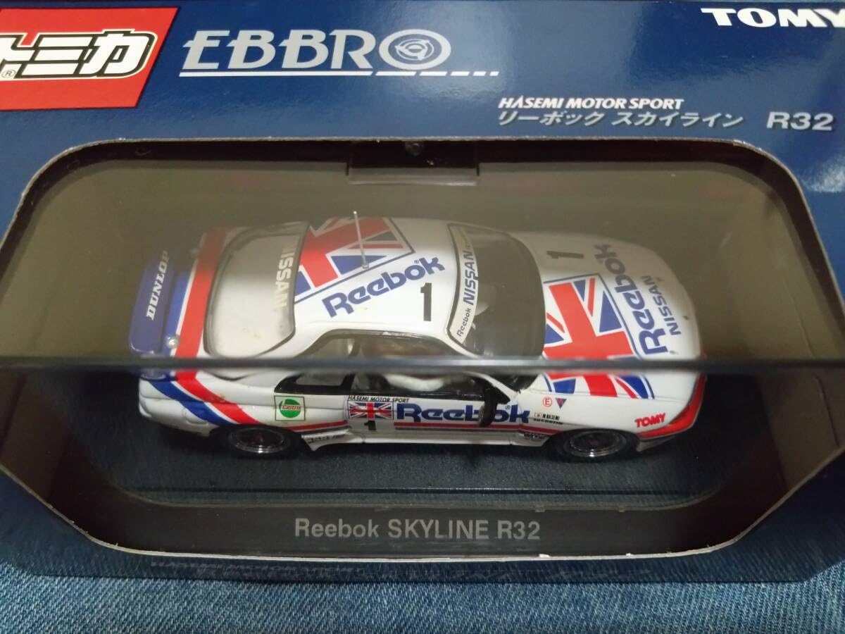 Amazon | 1/43 トミカEBBRO 1990年JTC リーボックスカイラインR32#1