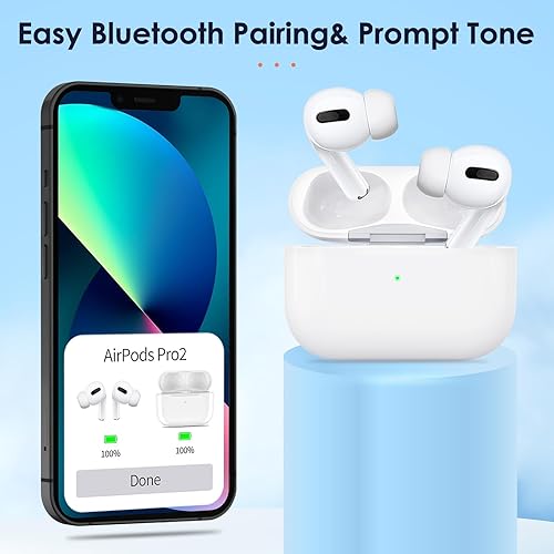 Miniatura 3 de Funda de carga compatible con AirPods Pro 12, 660 mAh, funda de carga inalámbrica de repuesto para Air Pod Pro 1 y 2 generación con botón de
