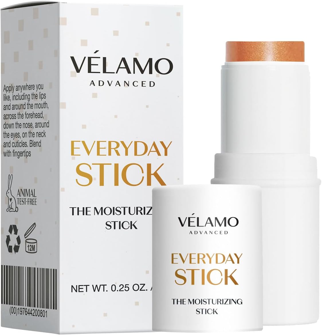 VELAMO ADVANCED Everyday Beauty Stick: Everyday Makeup Solution for Older Women and Mature Skin - Age-Defying Beauty Stick - Hydrating and Nourishing Moisturizer Stick for Face and Body