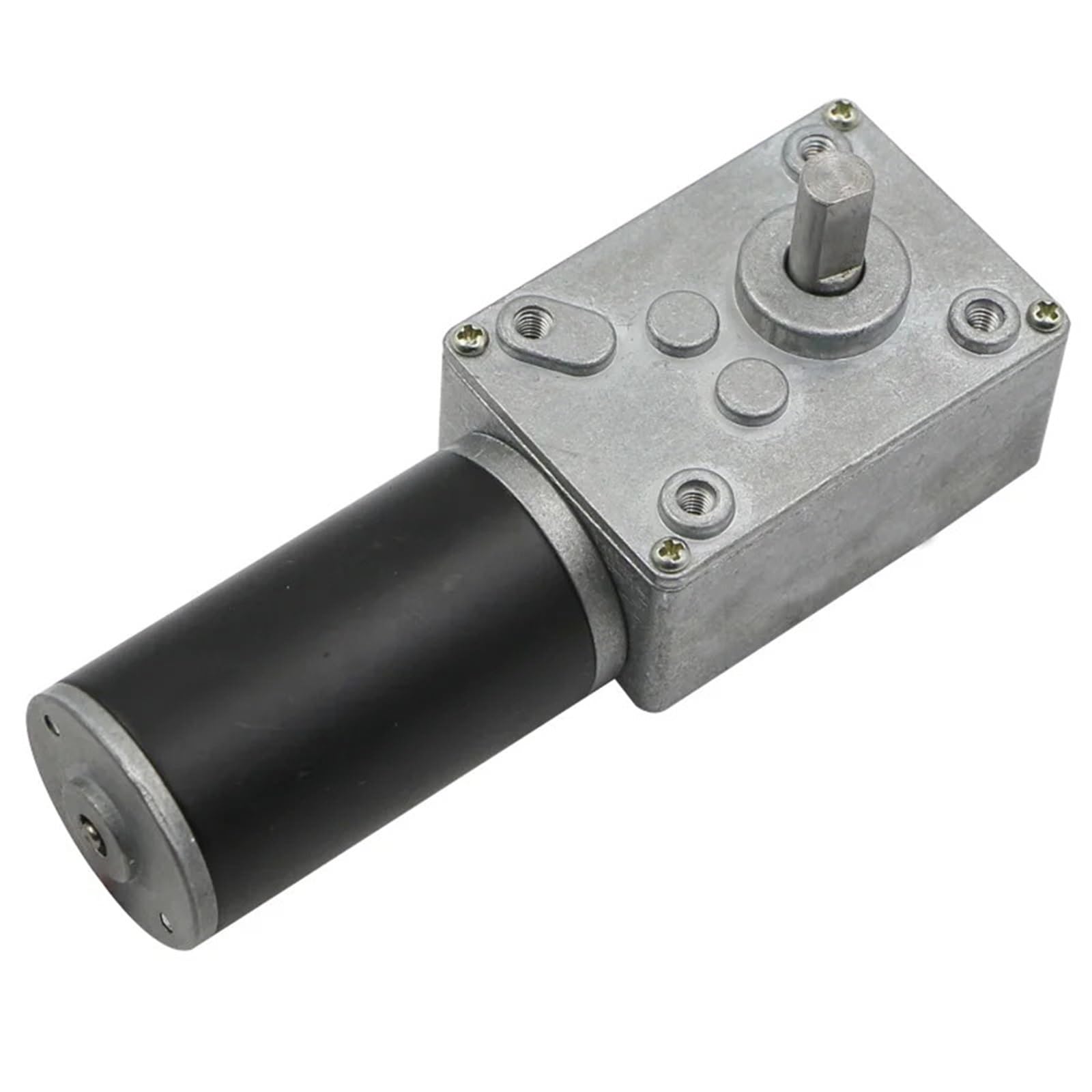 Silnik prądu stałego z przekładnią ślimakową turbiny 31 mm, 12 V, 24, moment obrotowy 3 obr./min przy 250, niska prędkość, samoblokujący, magnes trwały szczotki, zgodnie z ruchem wskazówek zegara i