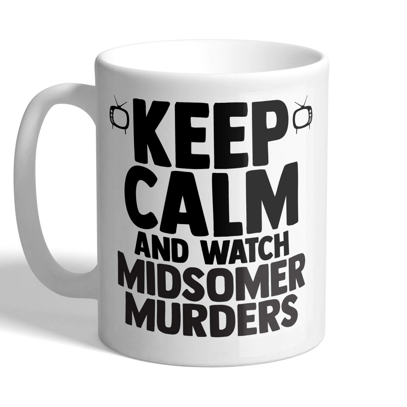 I Love Mugs Ltd White I Love Mugs - Keep Calm And Watch Midsomer Murders - Mug, Ceramic, 11Fl.oz.
