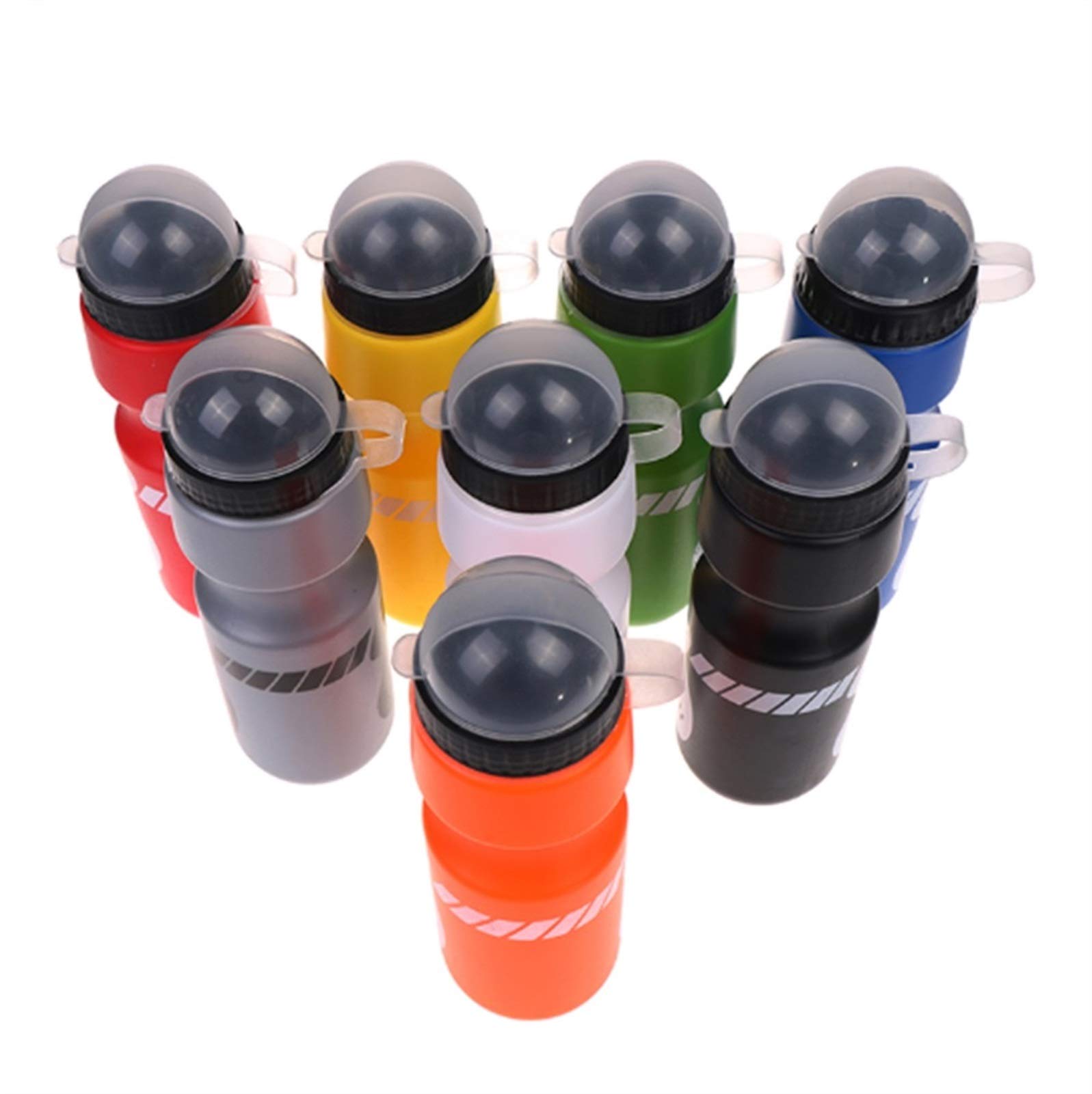 Bottiglia d'acqua portatile per mountain bike da 750 ml Bottiglia d'acqua per bicicletta essenziale per sport all'aria aperta Brocca Bottiglia d'acqua per bici Tazza a prova di perdite 8 colori