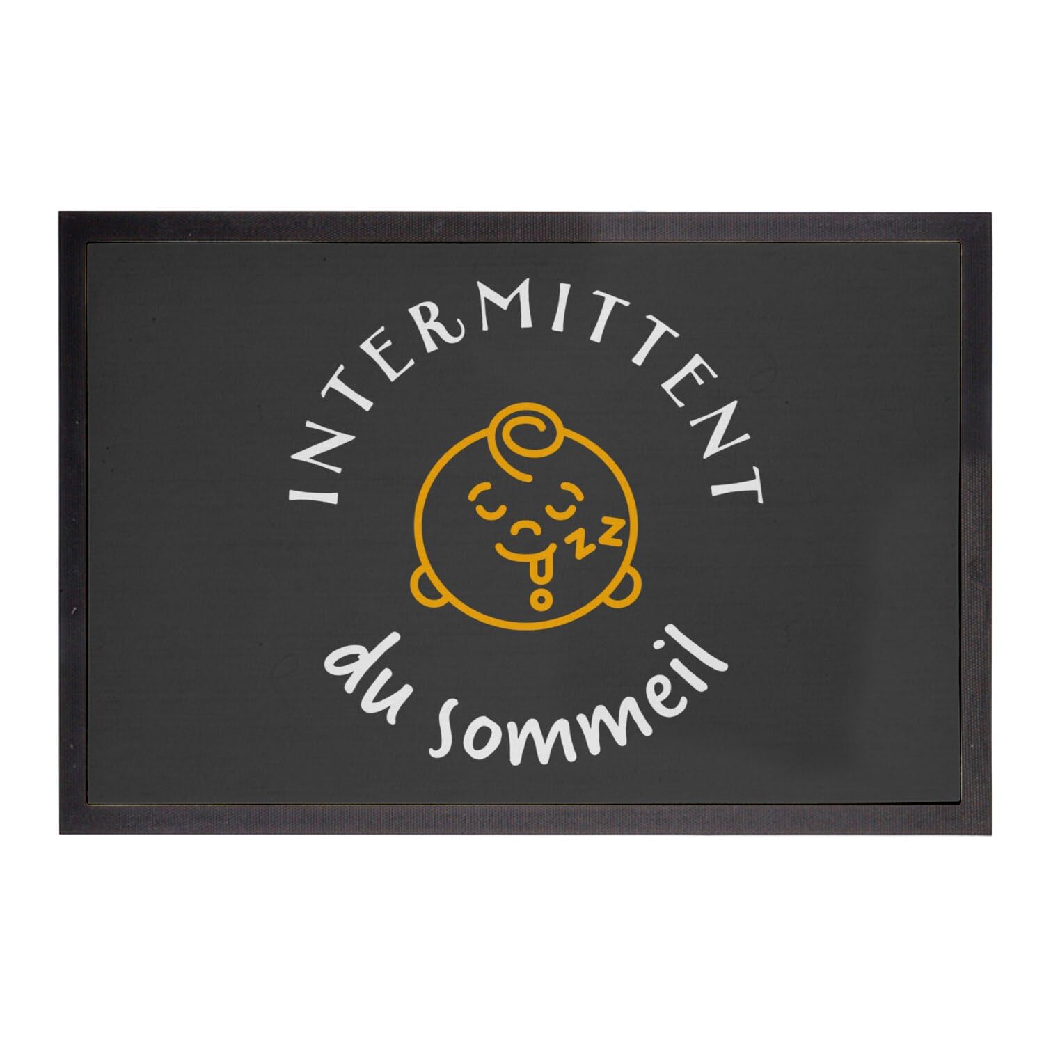Paillasson humour bébé idéal pour entrée de jeunes parents