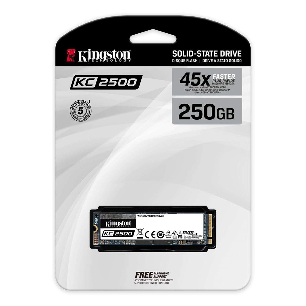 Amazon.com: Kingston KC2500 250 GB Solid State Drive - M.2 2280