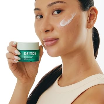 DEINDE Barrier-Building Moisture Cream for a Strengthened Barrier, Long-Lasting Moisture, and Softer, Smoother Skin. With Hyaluronic Acid, Polysaccharides, Skin-Identical Lipids, and Naringenin