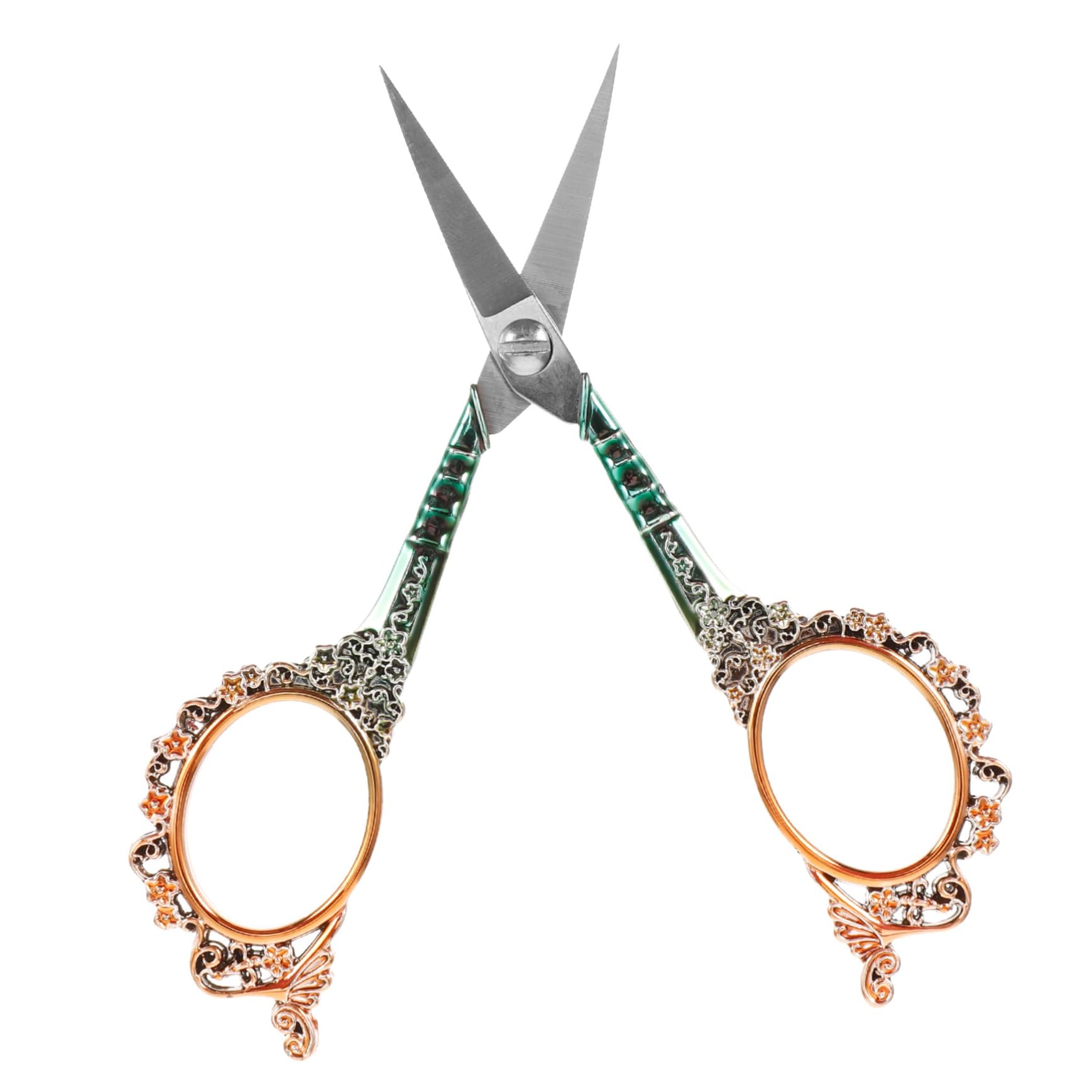 Uonlytech 4 Pezzi Plum blossom taglio sarto cucire ricamo cucito Strumenti da ricamo Accessori da ricamo Opere d'arte da ricamo aghi da ricamo mestiere Acciaio inossidabile