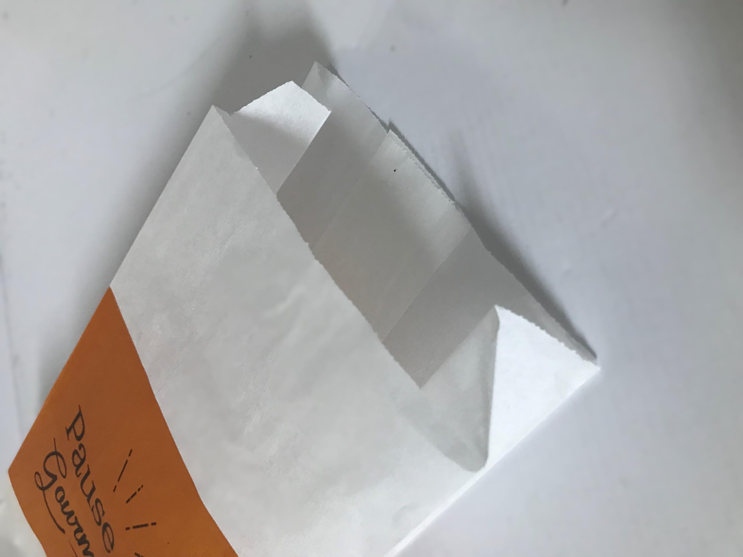 500 sacs sachets sandwich, panini et hot-dog 120 x 60 x 340 m/m restauration rapide vente à emporter fast food