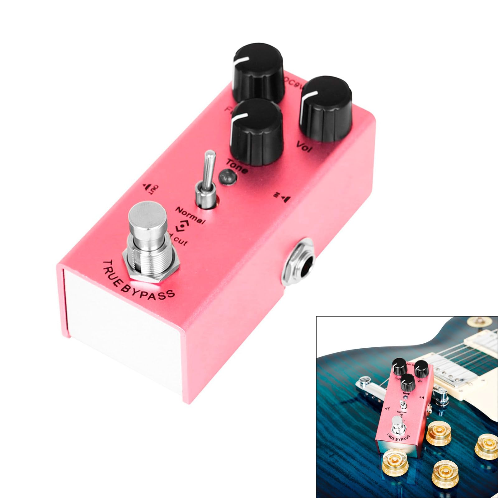 Sound Processing Guitar Effects Pedal Aluminum Alloy Electric Guitar Bass Effects Pedal With Distortion Delay Features