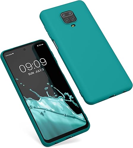 Vista 290 de kwmobile Funda compatible con Xiaomi Redmi Note 11 / Note 11S - Funda protectora de silicona TPU suave y delgada - Azul Báltico Azul (Baltic Blue)