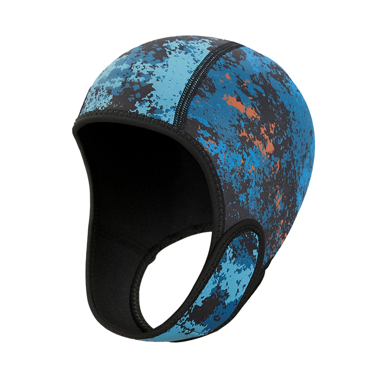 Perfeclan Capuche de plongée Capuche de Combinaison en néoprène 2 mm, protègeoreilles Bonnet de Natation Extensible Capuche de Surf Thermique, pour