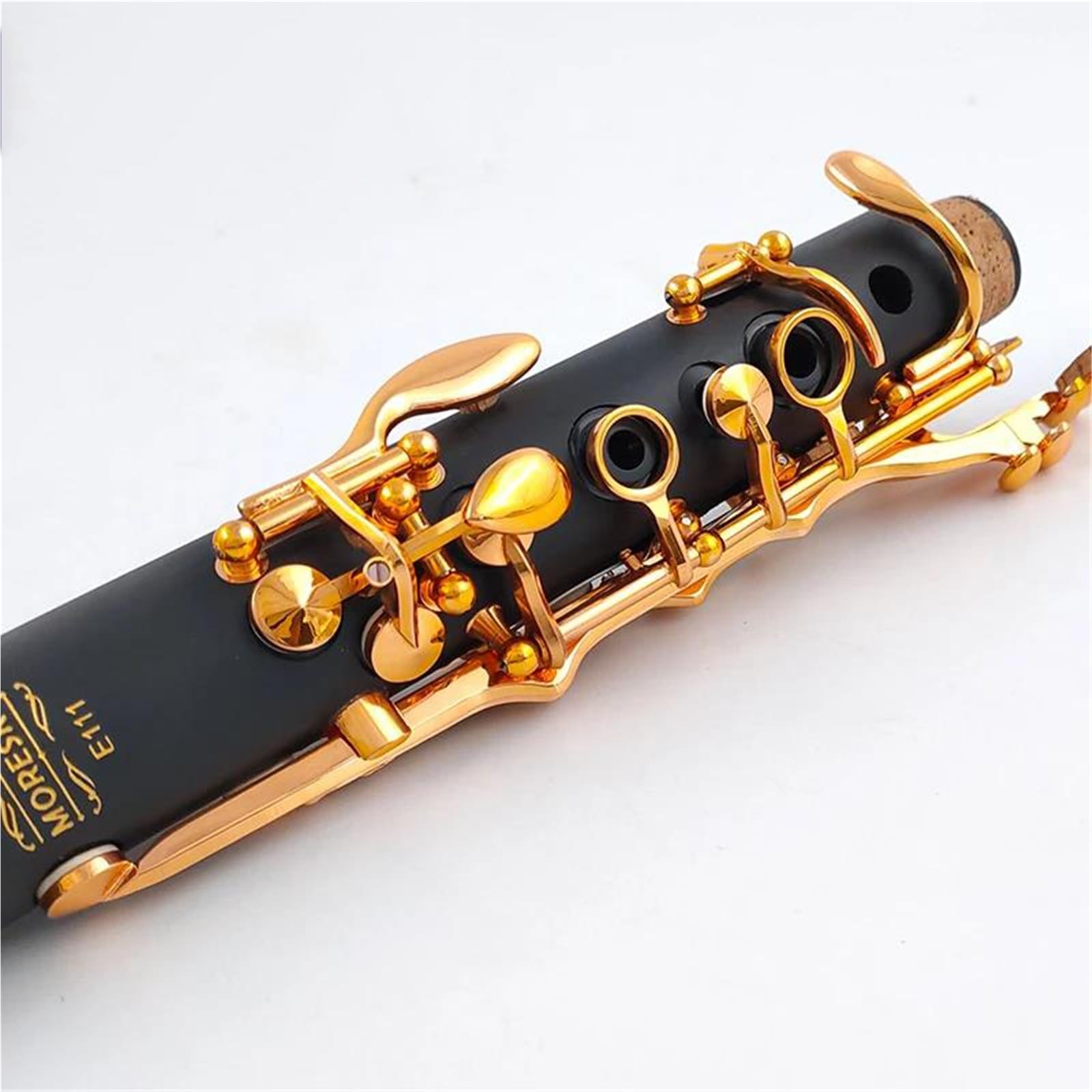 Clarinete Principiantes Clarinete Si Bemol | 17 teclas, color dorado