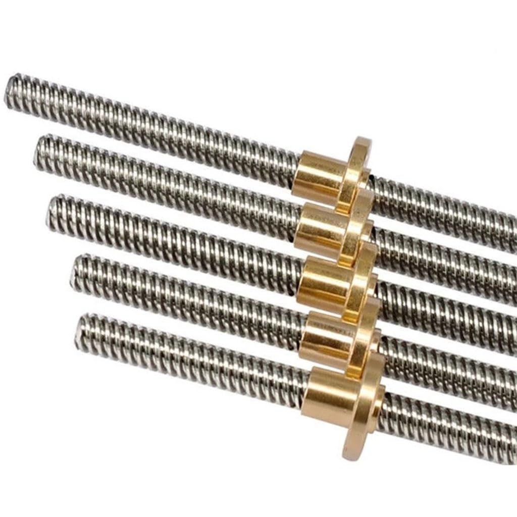 1 Uds. Paso de tornillo plomo T8 acero inoxidable 2MM(700mm)